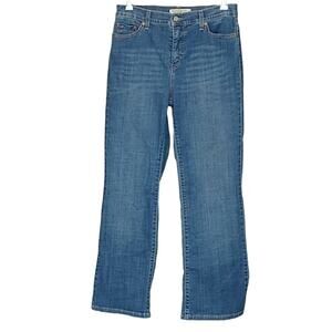 LEVI'S  Size Womens 10S Perfectly Slimming 512 Bootcut Jeans Rigid Denim